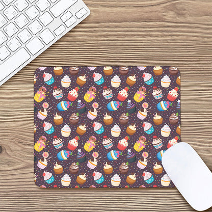 Cute Cupcake Pattern Print Mouse Pad