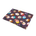 Cute Cupcake Pattern Print Pet Cooling Mat Cover