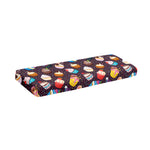 Cute Cupcake Pattern Print Piano Keyboard Cover