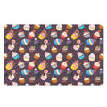 Cute Cupcake Pattern Print Polyester Doormat