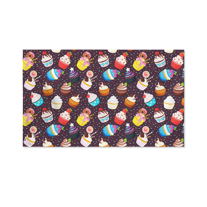 Cute Cupcake Pattern Print Polyester Flag