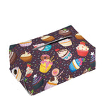 Cute Cupcake Pattern Print Rectangle Tissue Box Cover