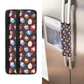 Cute Cupcake Pattern Print Refrigerator Handle Covers