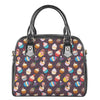 Cute Cupcake Pattern Print Shoulder Handbag