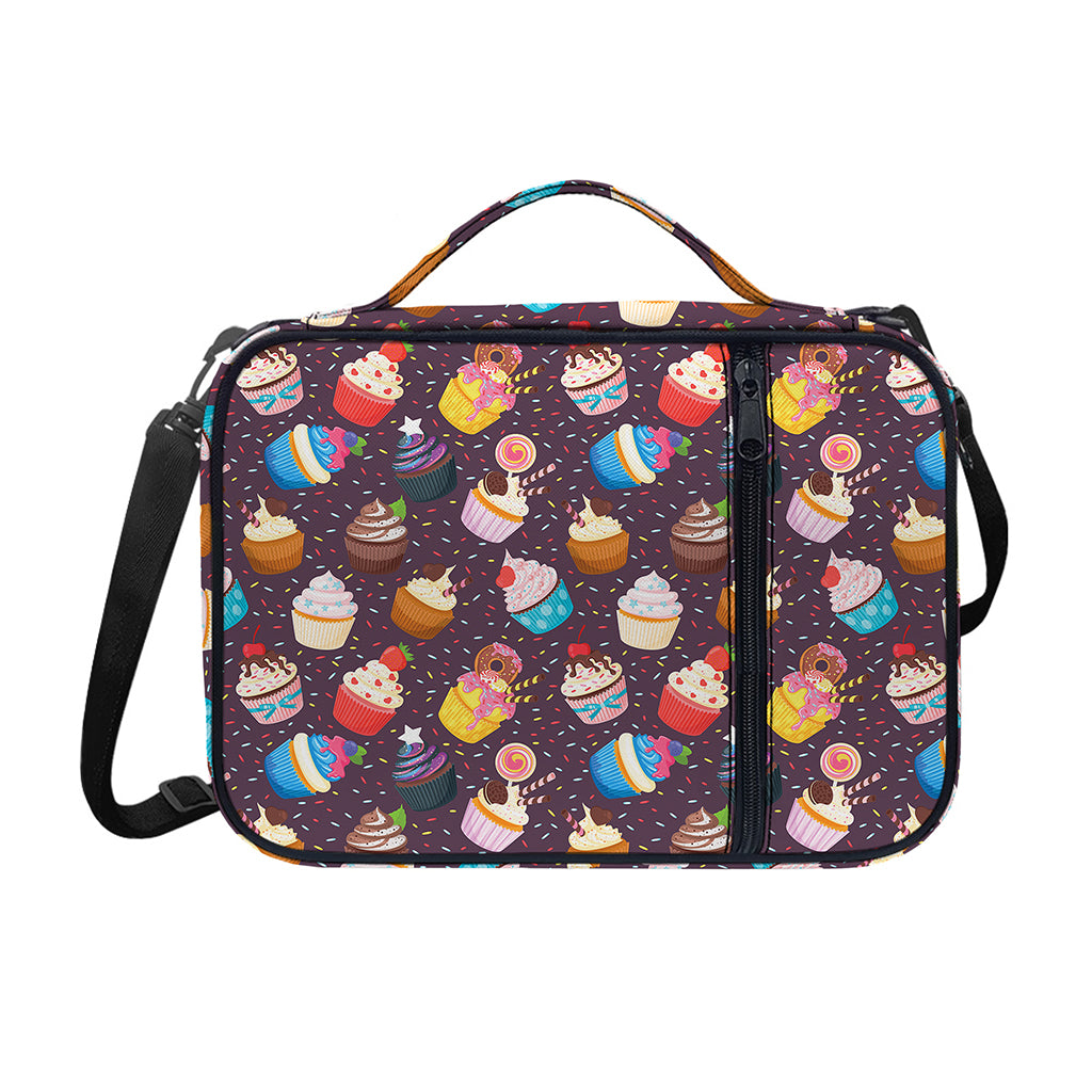 Cute Cupcake Pattern Print Shoulder Strap Bible Bag