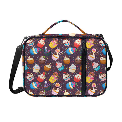 Cute Cupcake Pattern Print Shoulder Strap Bible Bag