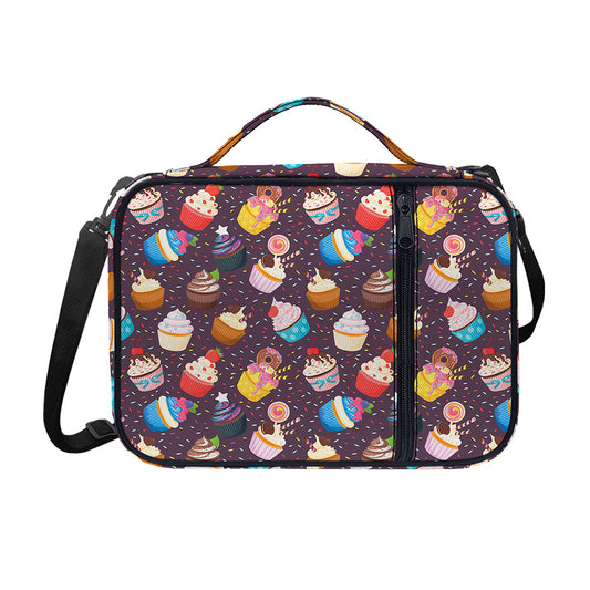 Cute Cupcake Pattern Print Shoulder Strap Bible Bag