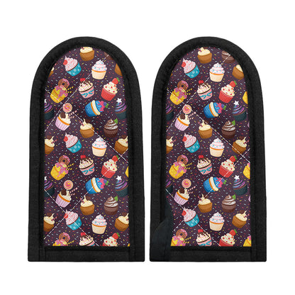Cute Cupcake Pattern Print Skillet Handle Cover