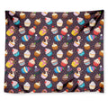 Cute Cupcake Pattern Print Tapestry