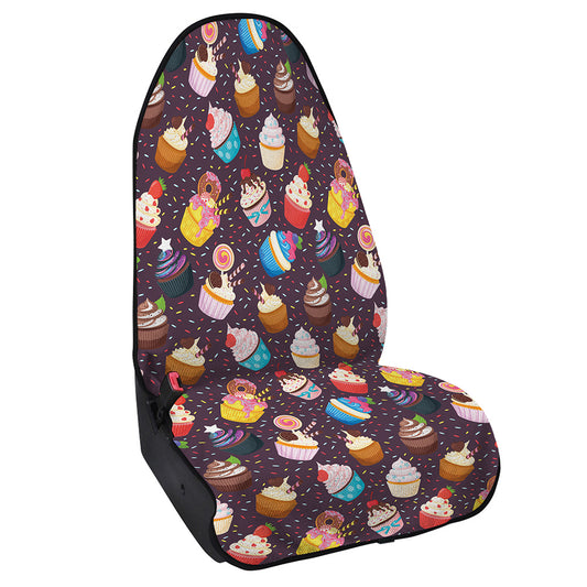 Cute Cupcake Pattern Print Waterproof Car Seat Cover