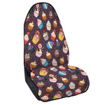 Cute Cupcake Pattern Print Waterproof Car Seat Cover