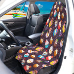 Cute Cupcake Pattern Print Waterproof Car Seat Cover