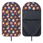 Cute Cupcake Pattern Print Waterproof Car Seat Cover