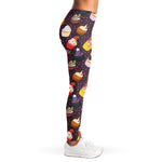 Cute Cupcake Pattern Print Women's Leggings