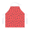 Cute Dachshund Pattern Print Adjustable Apron