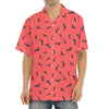 Cute Dachshund Pattern Print Aloha Shirt