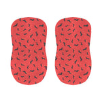 Cute Dachshund Pattern Print Bar Stool Covers