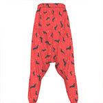 Cute Dachshund Pattern Print Hammer Pants