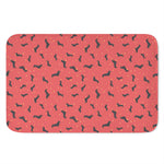 Cute Dachshund Pattern Print Indoor Door Mat