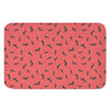 Cute Dachshund Pattern Print Indoor Door Mat