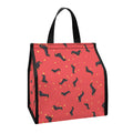 Cute Dachshund Pattern Print Insulated Lunch Tote