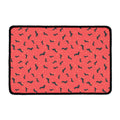 Cute Dachshund Pattern Print Kitchen Mat