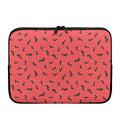 Cute Dachshund Pattern Print Laptop Sleeve