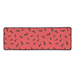 Cute Dachshund Pattern Print Long Kitchen Mat