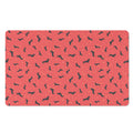 Cute Dachshund Pattern Print Polyester Doormat