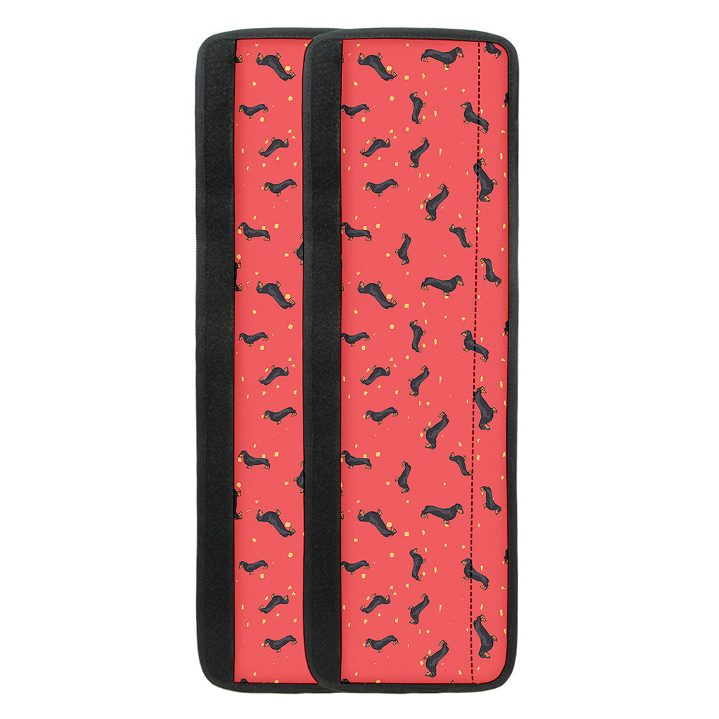 Cute Dachshund Pattern Print Refrigerator Handle Covers