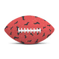 Cute Dachshund Pattern Print Rugby Ball