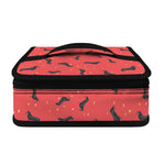 Cute Dachshund Pattern Print Small Lunch Bag