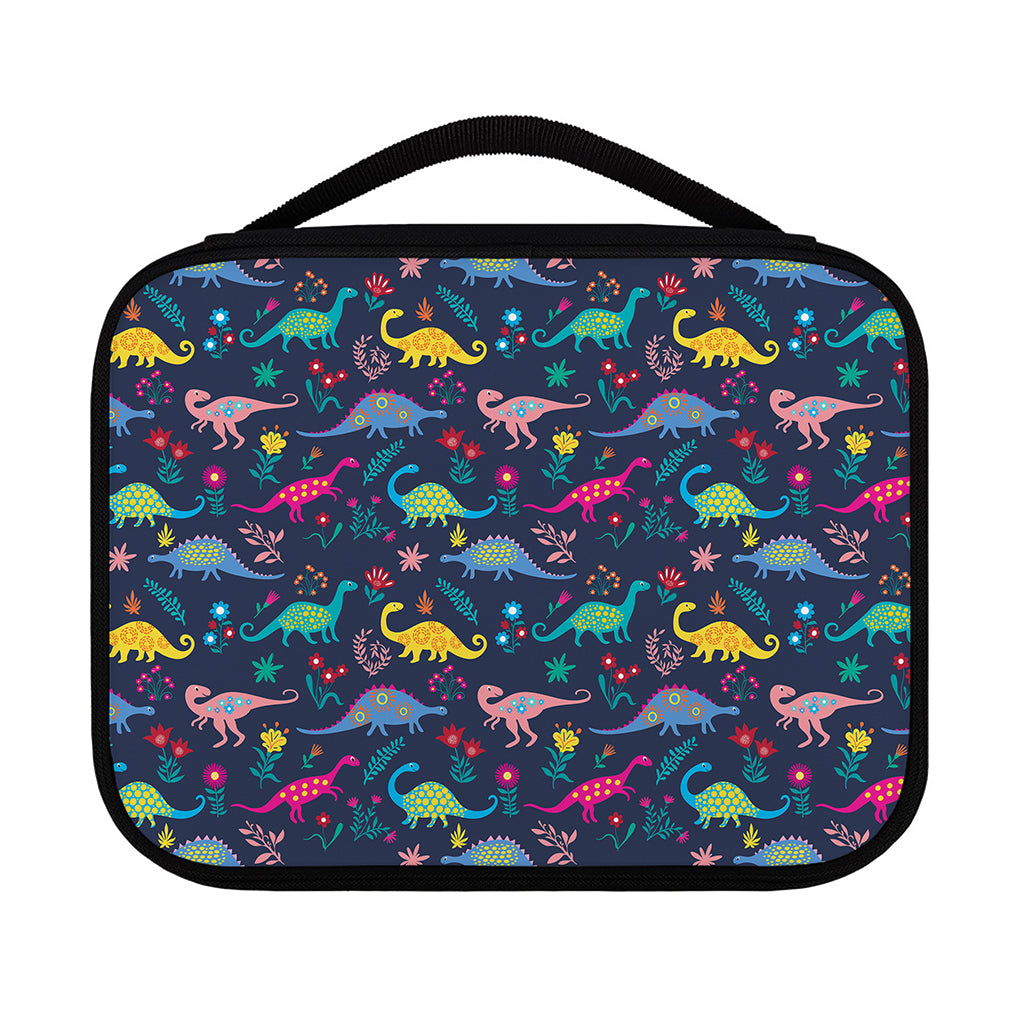 Cute Dino Floral Pattern Print Classic Bible Case