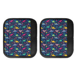 Cute Dino Floral Pattern Print Handle Covers