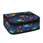Cute Dino Floral Pattern Print Small Lunch Bag