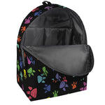 Cute Dino Footprint Pattern Print Backpack