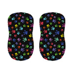 Cute Dino Footprint Pattern Print Bar Stool Covers