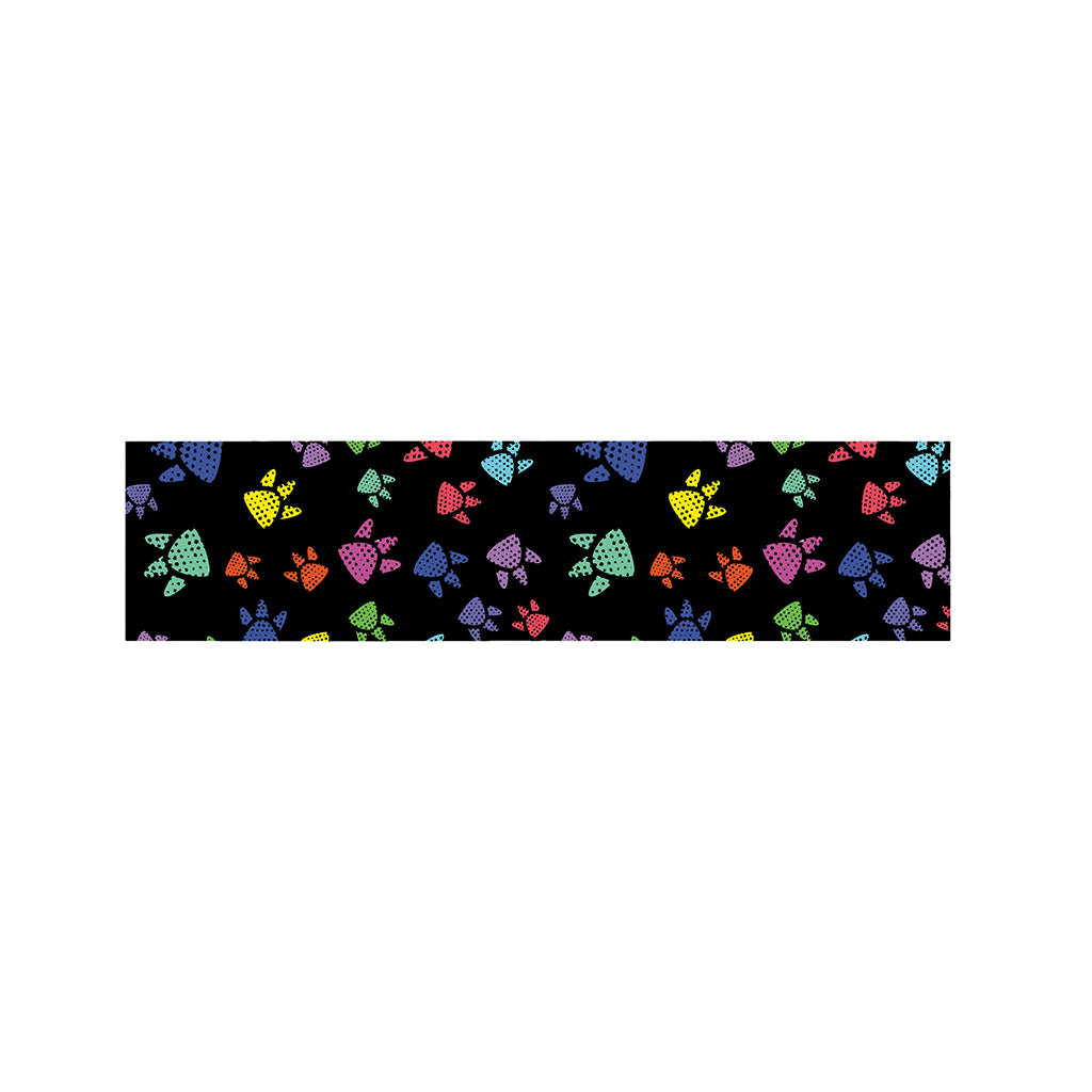 Cute Dino Footprint Pattern Print Bed Runner