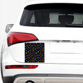 Cute Dino Footprint Pattern Print Car Sticker