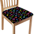 Cute Dino Footprint Pattern Print Chair Cushion Cover
