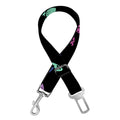 Cute Dino Footprint Pattern Print Dog Seat Belt