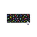 Cute Dino Footprint Pattern Print Extended Mouse Pad