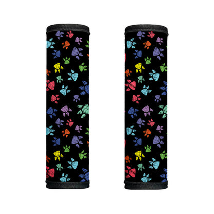 Cute Dino Footprint Pattern Print Handle Covers
