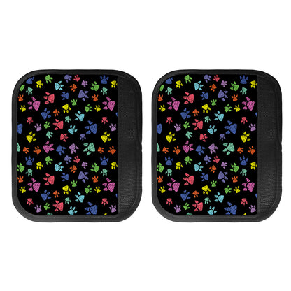 Cute Dino Footprint Pattern Print Handle Covers
