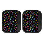 Cute Dino Footprint Pattern Print Handle Covers