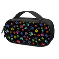 Cute Dino Footprint Pattern Print Portable Cooler Travel Case