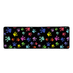 Cute Dino Footprint Pattern Print Long Kitchen Mat