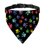Cute Dino Footprint Pattern Print Over The Collar Dog Bandana