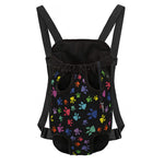 Cute Dino Footprint Pattern Print Pet Carrier Backpack