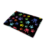 Cute Dino Footprint Pattern Print Pet Cooling Mat Cover